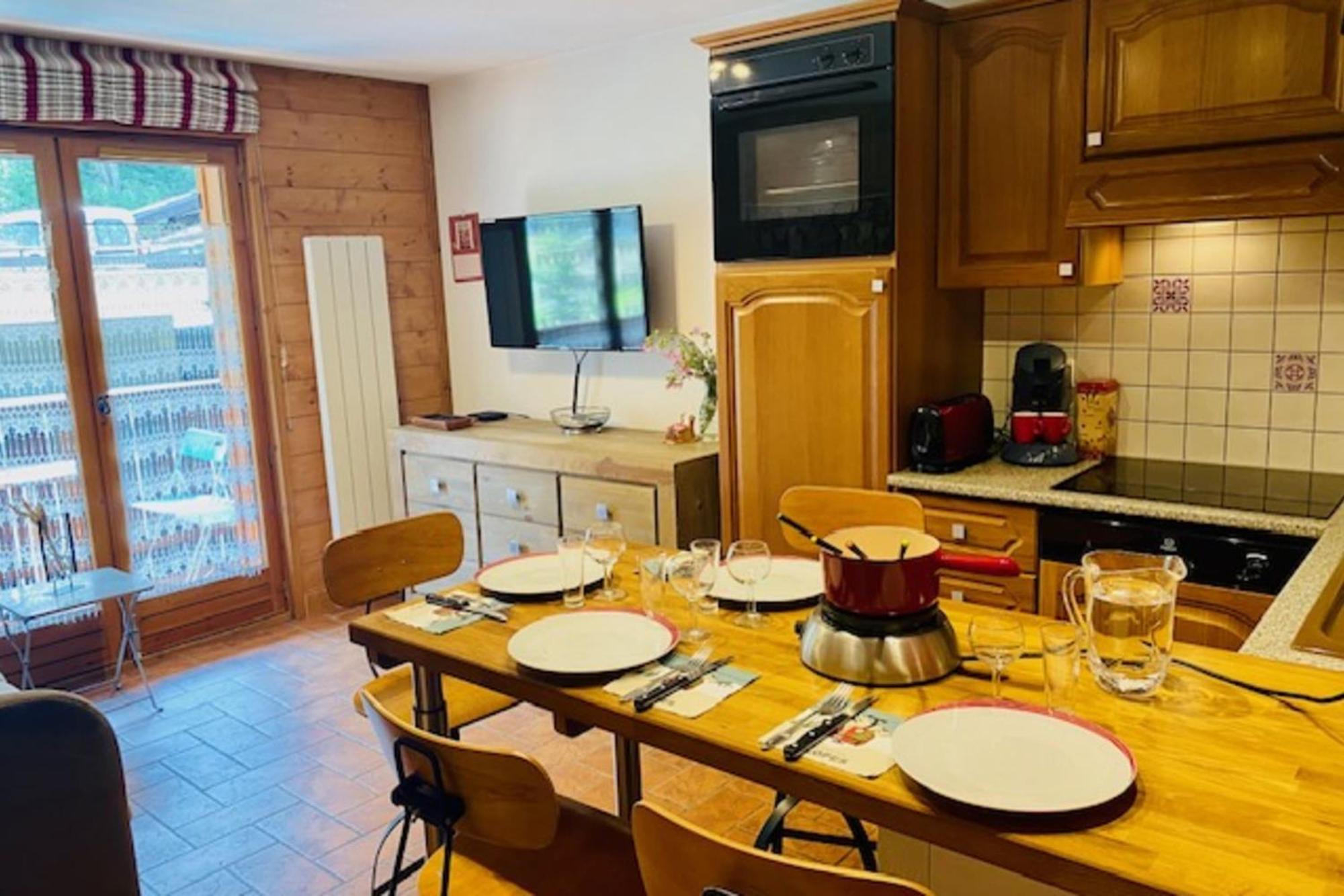 Slopes Of Les Houches 25 M With Balcony Apartment Екстериор снимка
